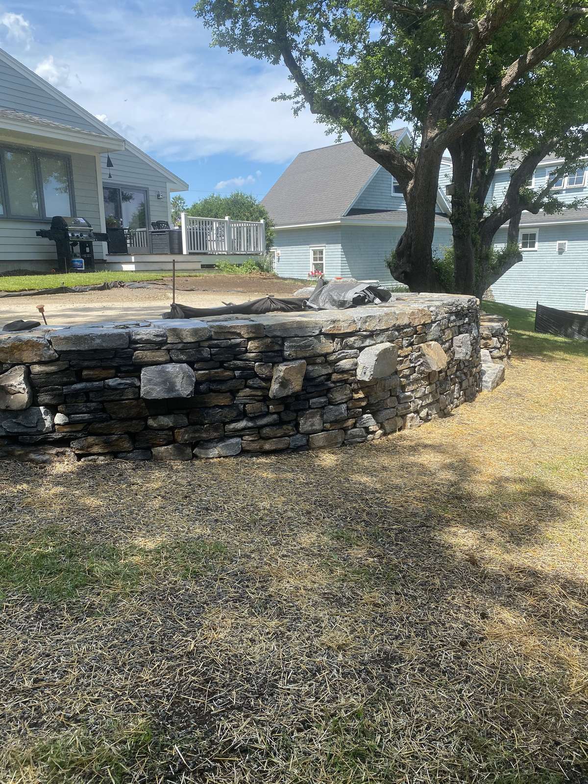 Stone wall project