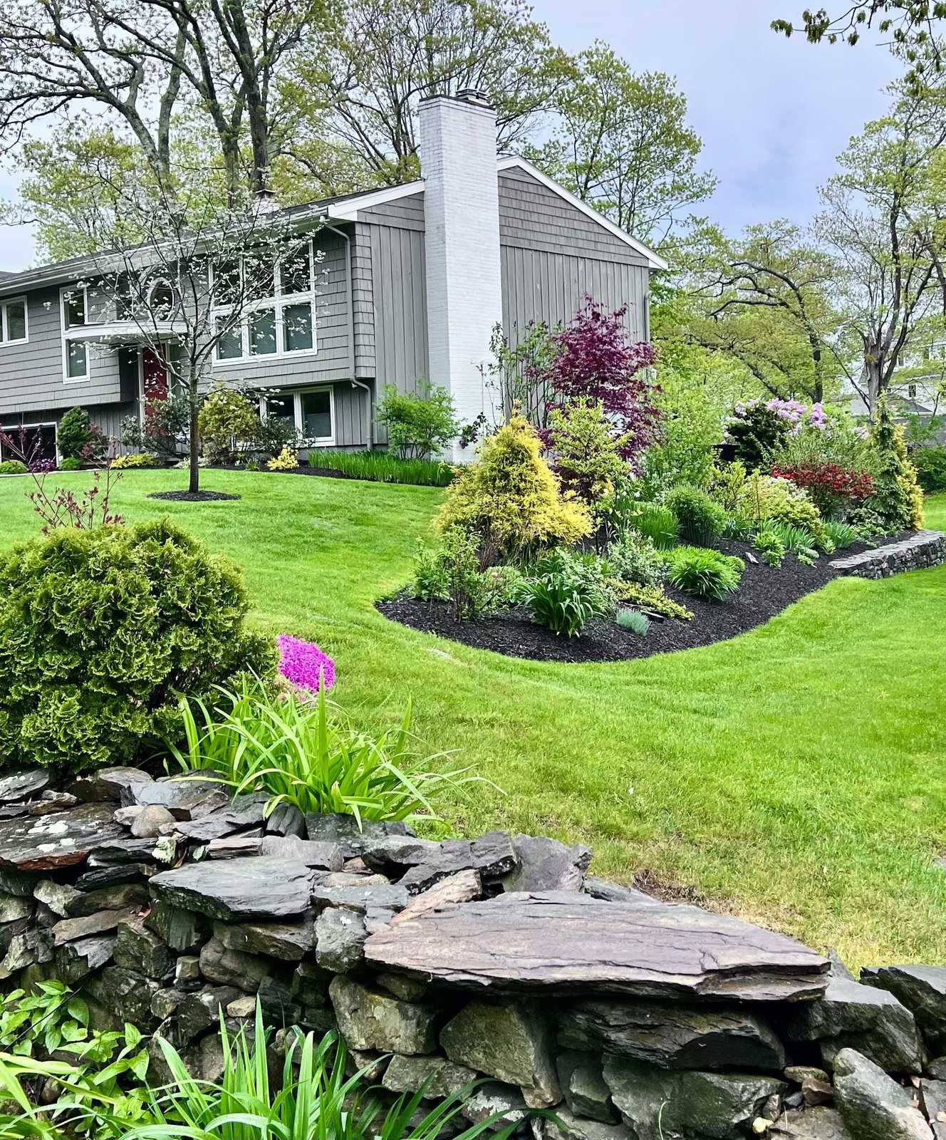Stone and garden design